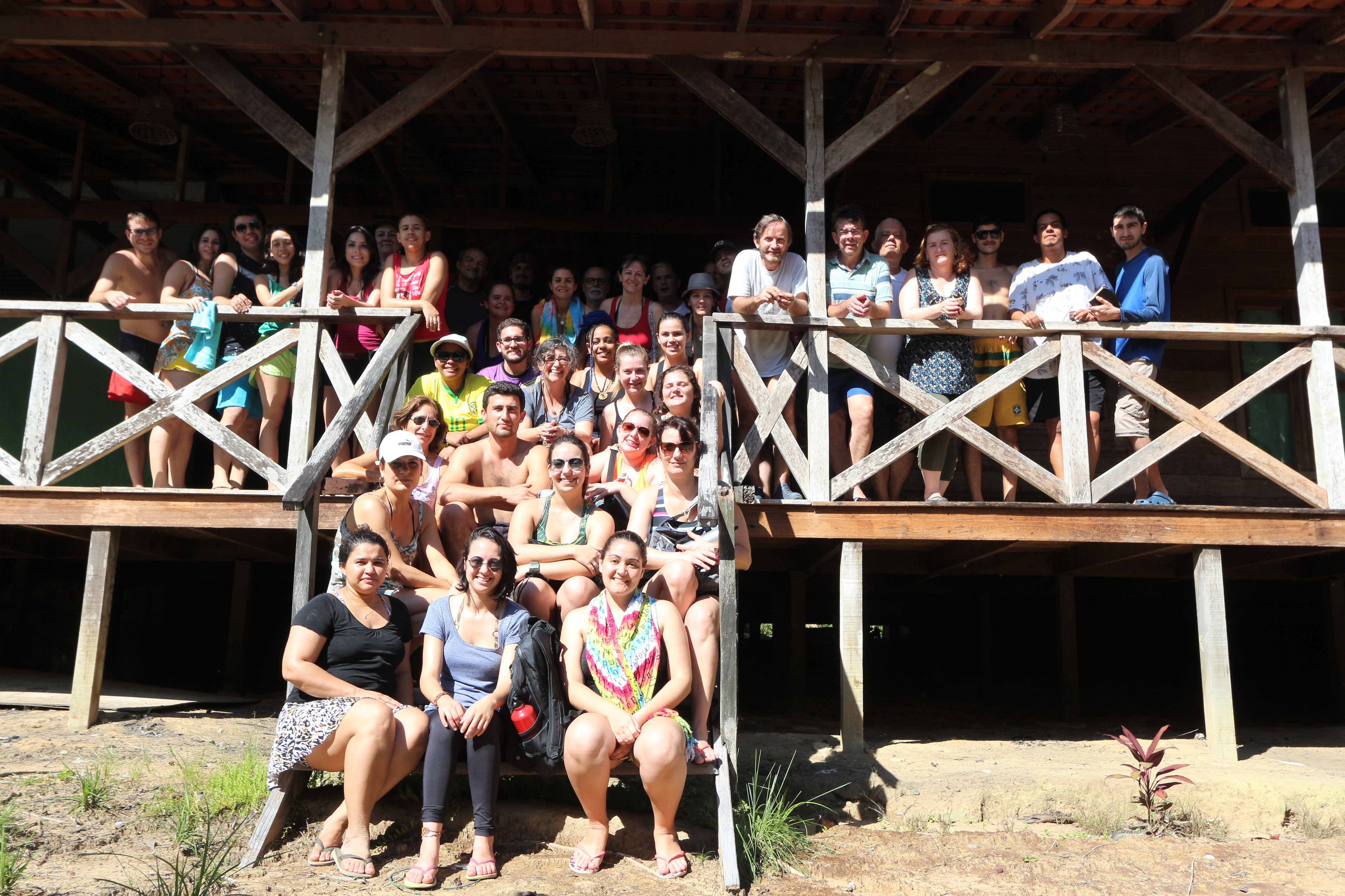 Grupo de pesquisadores do Projeto Biotupé (AM) 2017