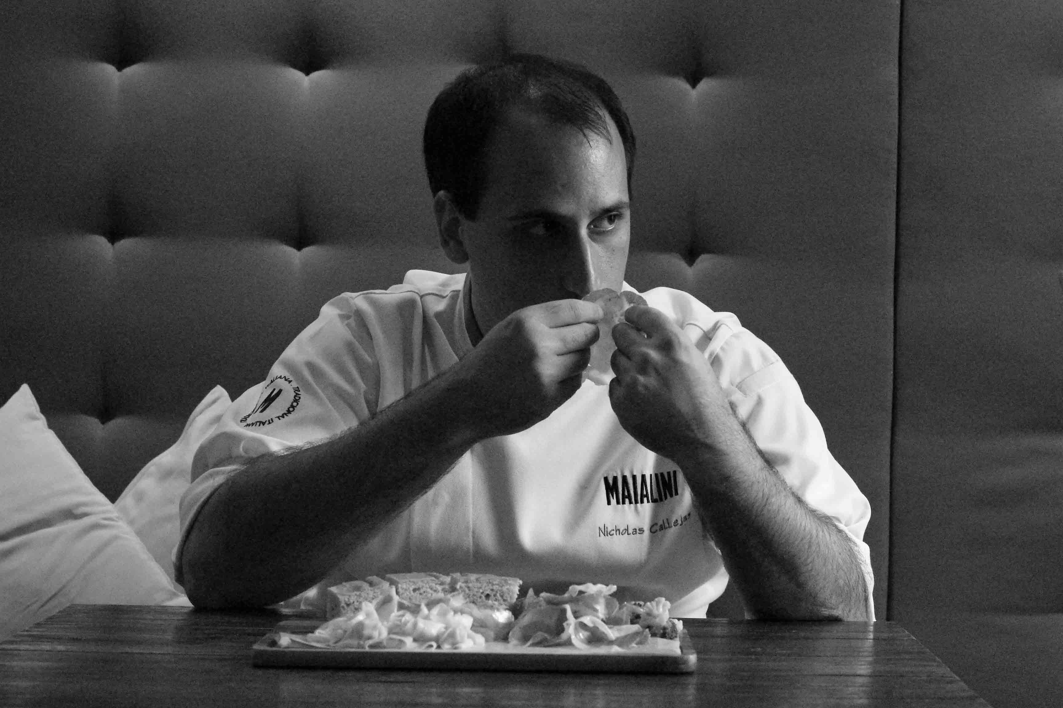 Nicholas Callejas, chef do Maialini: 
