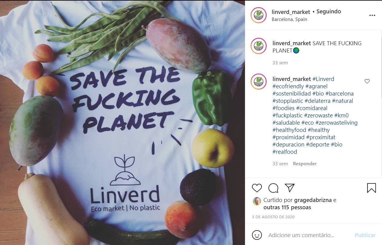 Uma imagem que vale por mais de mil palavras: Linverd Eco Market