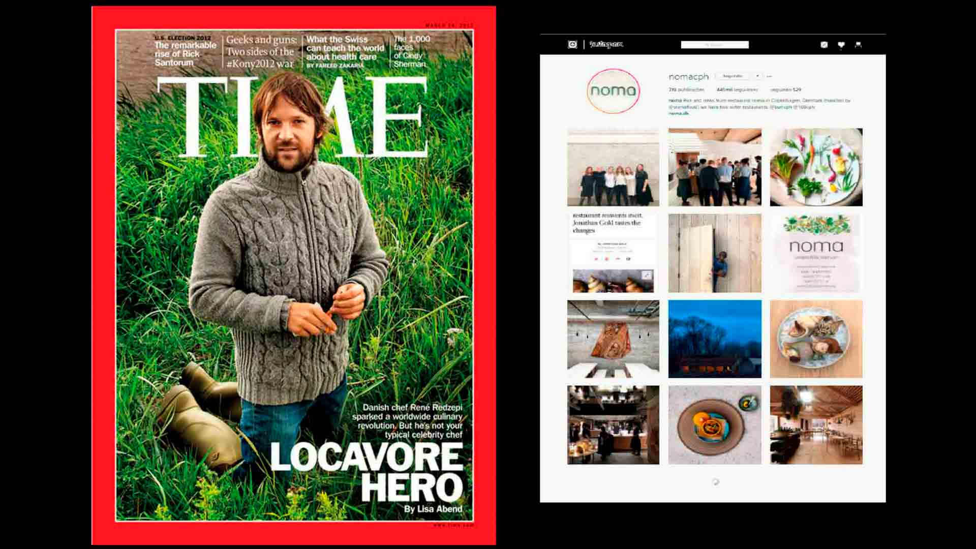 Rene Redzepi, o locavore hero da Dinamarca, reabriu seu Noma em fevereiro de 2018. Arte: Érica Araium/ Diálogos Comestíveis